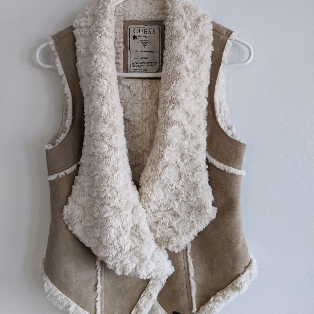 Guess Soft Sherpa Style Vest
